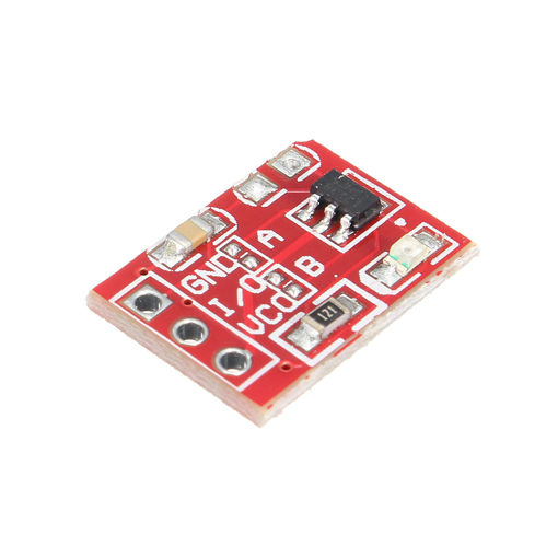 Immagine di 3pcs 2.5-5.5V TTP223 Capacitive Touch Switch Button Self Lock Module For Arduino