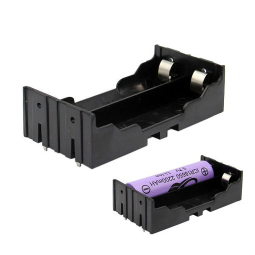 Immagine di DIY 2-Slot 18650 Battery Holder With Pins