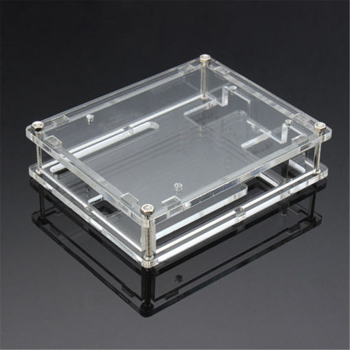 Immagine di Transparent Acrylic Shell Box For Arduino UNO R3 Module Case