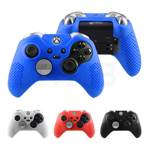 Picture of Anti-skid Silicone Protective Cases Cover for XBOX ONE S X 1 Elite Controller Gamepad