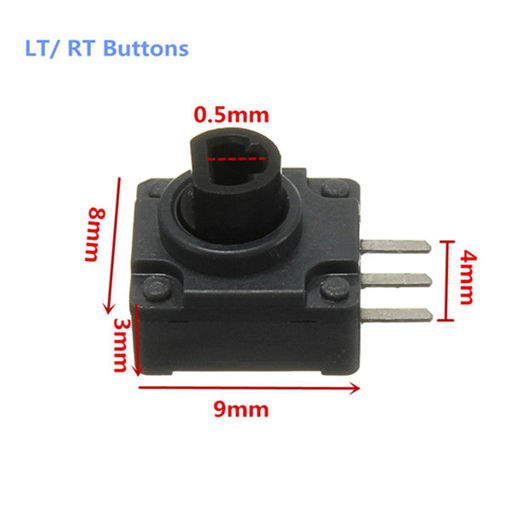 Picture of Replacement LB/ RB+ LT/ RT Buttons Set for XBOX360 Wireless Controller