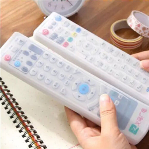 Immagine di Silicone Rubber Waterproof Clear Protector Case Cover Skin for TV Air Condition Remote Controller