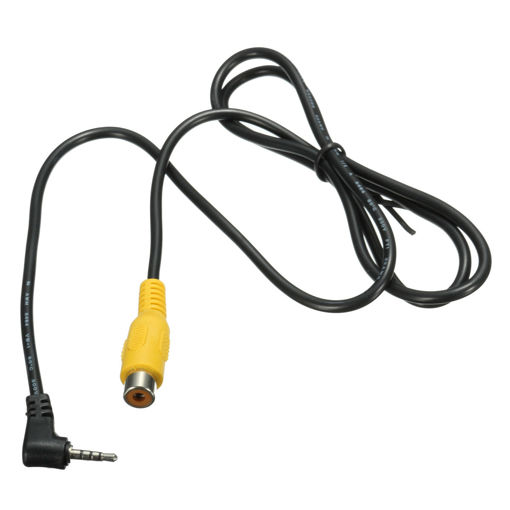 Immagine di 2.5mm Stereo Male Plug to RCA Female Adapter For GPS AV-in Converter Video Cable
