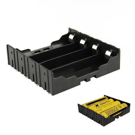 Immagine di DIY 4-Slot 18650 Battery Holder With Pins