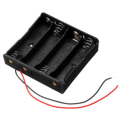 Picture of Plastic Battery Storage Case Box Holder For 4 x 18650 Battery