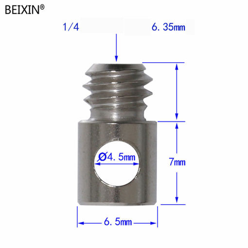 Picture of 3pcs BEXIN 1/4 Inch 6.35mm Thread Selfie Stick Tripod Screw Connecting Screws for Camera