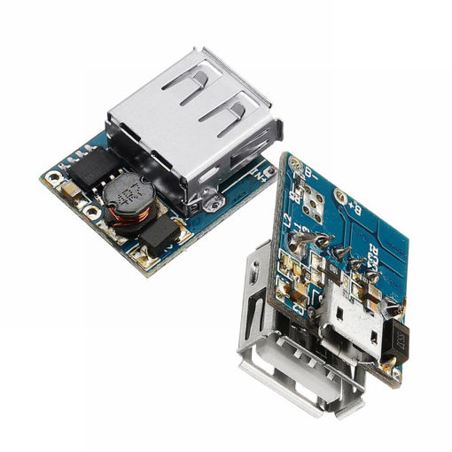 Picture of 2Pcs 5V Lithium Battery Charger Step Up Protection Board Boost Power Module Micro USB Li-Po Li-ion 1