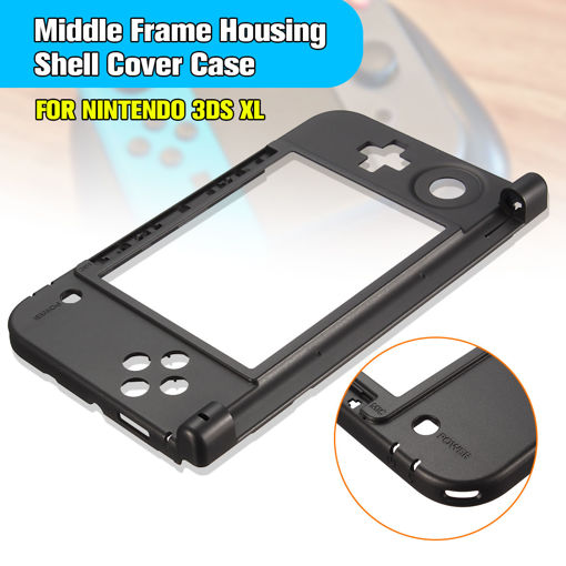 Immagine di Replacement Bottom Middle Frame Housing Shell Case for Nintendo 3DS XL 3DS LL Game Console