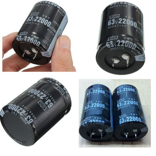 Picture of 63V 22000UF Electrolytic Capacitor 35X50MM