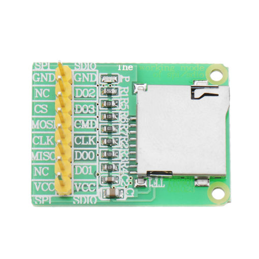 Immagine di 3pcs 3.5V / 5V Micro SD Card Module TF Card Reader SDIO/SPI Interface Mini TF Card Module
