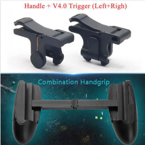 Immagine di L1R1 Gaming Fire Trigger Button for PUBG Mobile Game Phone Fire Button Handle Grip Shooter Gamepad Controller