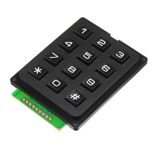 Immagine di 12 Key MCU Membrane Switch Keypad 4 x 3 Matrix Array Matrix Keyboard Module For Arduino