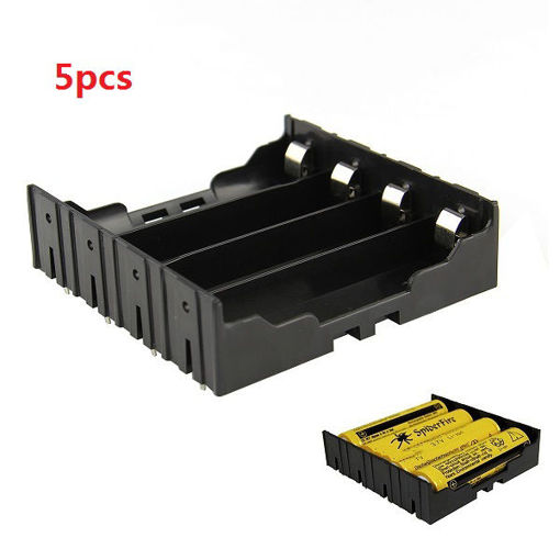 Picture of 5pcs DIY 4-Slot 18650 Battery Holder With Pins