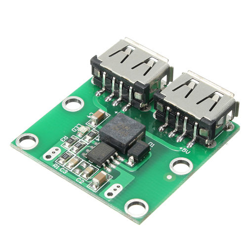 Picture of 5Pcs Dual USB Output 6-24V To 5.2V 3A DC-DC Step Down Power Charger Module Converter