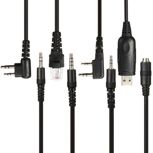 Picture of 8 in 1 USB Programming Cable For Motorola Kenwood BAOFENG Radios & Mobile Radios