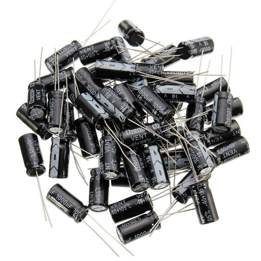 Picture of 150pcs NCC 16V 1000uF 105C Motherboard Electrolytic Capacitor 8mm20mm