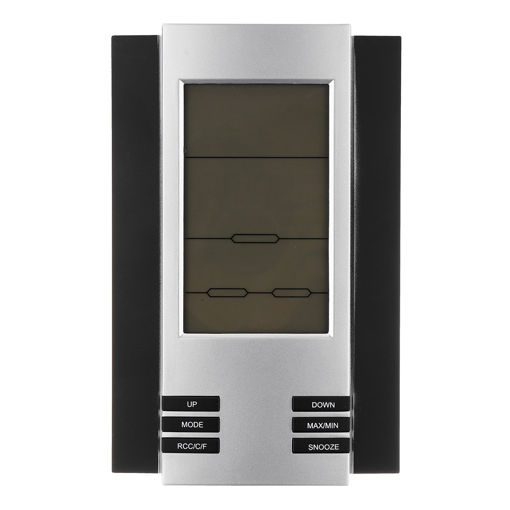 Immagine di LCD Digital Indoor Hygrometer Thermometer Temperature Celsius Fahrenheit Desktop Clock