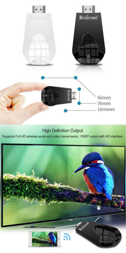 Immagine di Mirascreen K4 1080P HD Miracast Air Play DLNA Mirroring Display Dongle TV Stick
