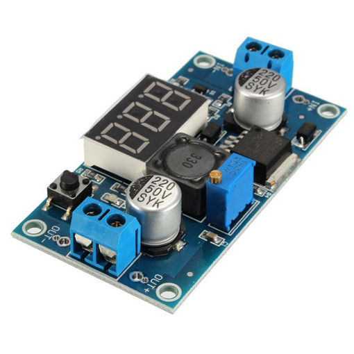 Picture of 5Pcs LM2596 DC-DC Voltage Regulator Adjustable Step Down Power Supply Module With Display