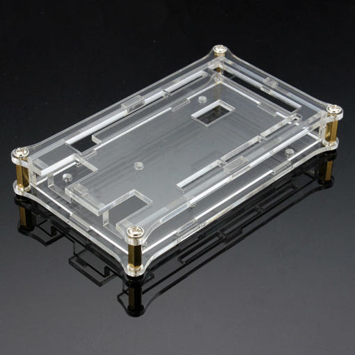 Immagine di 5pcs Transparent Acrylic Shell Box For Arduino MEGA2560 R3 Module Board