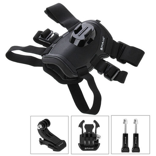 Immagine di PULUZ Hound Dog Fetch Harness Adjustable Chest Strap Mount for Gopro