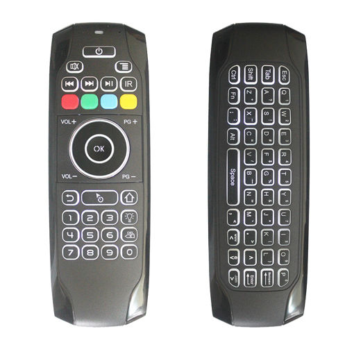 Picture of G7 2.4G Wireless White Backlit Air Mouse Keyboard For Smart TV/Android Box/Xbox/Laptop/Projector
