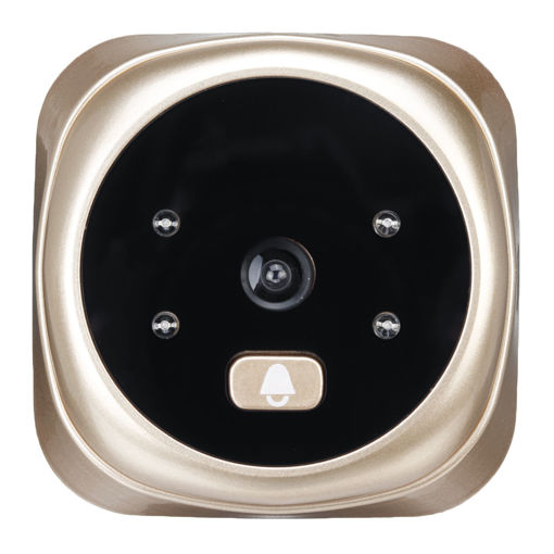Immagine di 2.4 inch LCD 135 Degrees 720P HD Peephole Digital Viewer Door Eye Doorbell Camera Indoor Chime Night Vision Photo Taking/Video Recording for Home Security