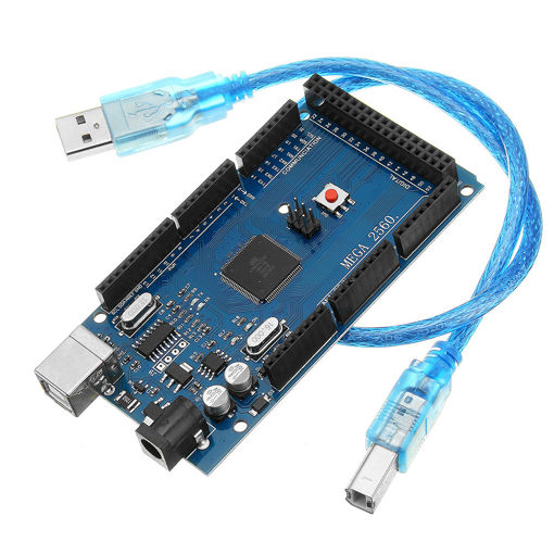 Immagine di 3Pcs Geekcreit Mega2560 R3 ATMEGA2560-16 + CH340 Module With USB Development Board For Arduino