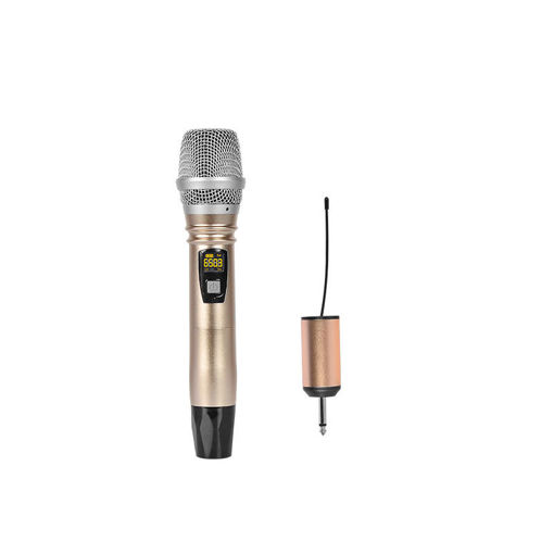 Immagine di Wireless Microphone UHF 200 Channel 2 Cordless Handheld Mic Karaoke Speech