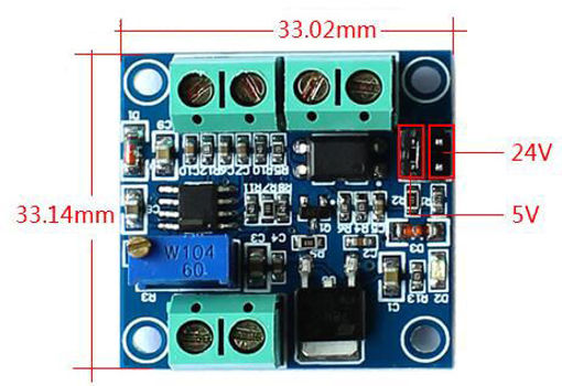 Picture of 3Pcs PWM To Voltage Conversion Module 0-100% PWM To 0-10V Voltage