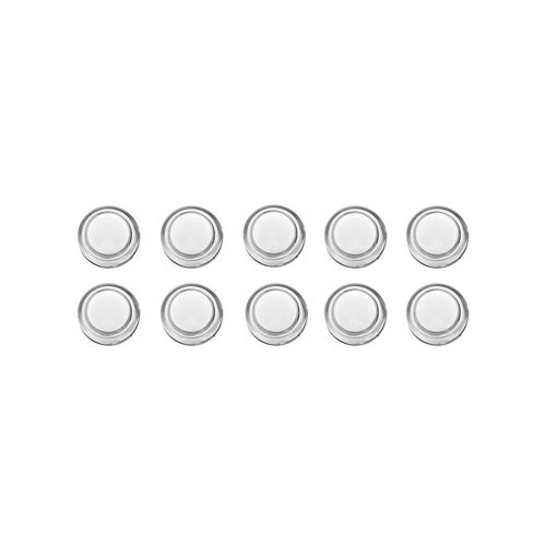 Immagine di 10Pcs 33MM Electroplated White LED Push Button for Arcade Game Console Controller DIY