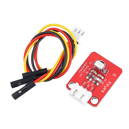 Immagine di 10pcs 1838T Infrared Sensor Receiver Module Board Remote Controller IR Sensor with Cable For Arduino