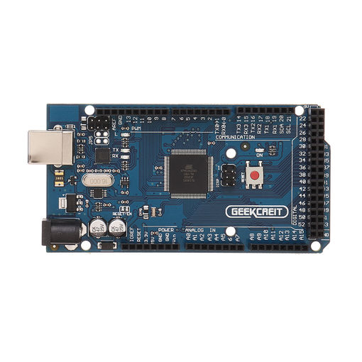 Immagine di 3Pcs Geekcreit MEGA 2560 R3 ATmega2560-16AU MEGA2560 Development Board With USB Cable For Arduino
