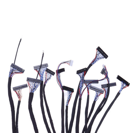Picture of 42pcs Commonly LCD LVDS Screen Cable For 10-65 Inch Screen Monitor Repair Driver Board Universal Cable