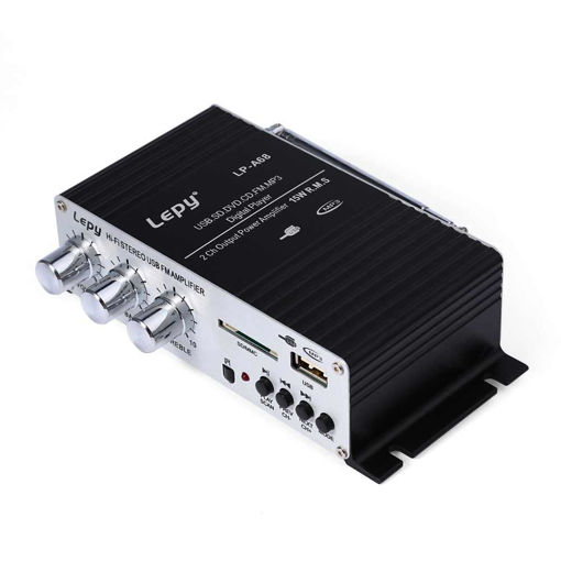 Picture of Lepy LP-A68 USB FM Mini Amplifier For Home Car