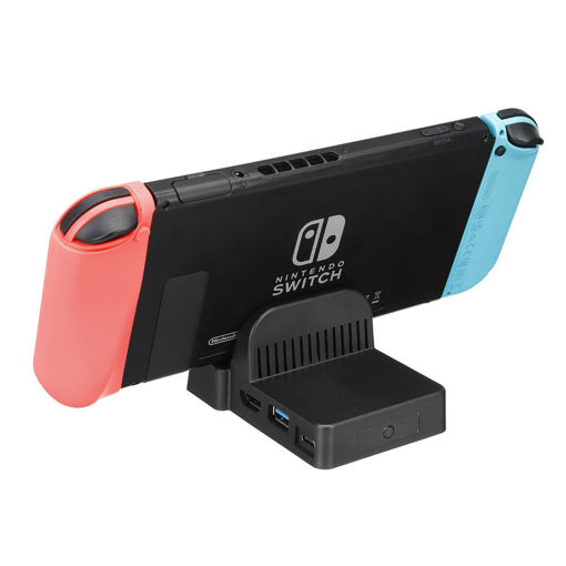 Immagine di Portable Charging Base Cooling Charger Bracket HD 4K Dock Station for Nintendo Switch Game Console