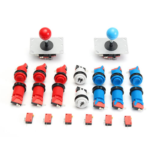 Picture of Joystick Push Button Start Button Micro Switch DIY Kit For Arcade Game