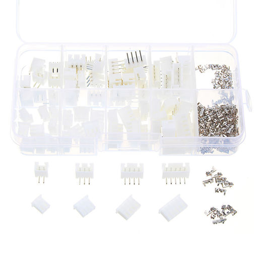 Picture of 750pcs 2/3/4/5Pin JST-XH 2.54mm Dupont Connector Male/Female Wire Cable Jumper Pin Header Housing Connector Terminal Kit