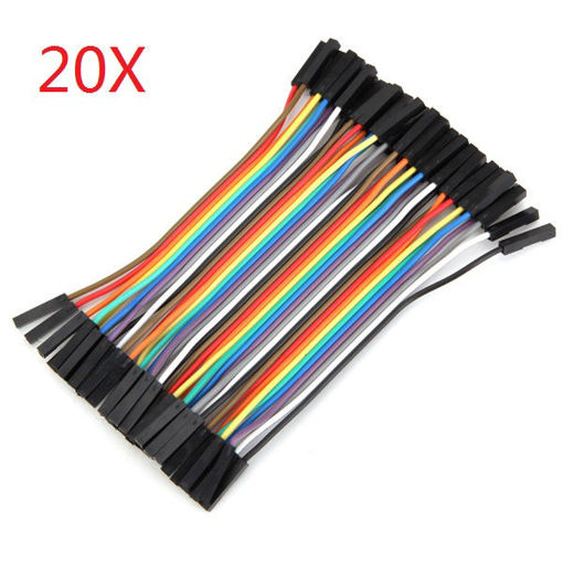 Picture of 800pcs 10cm Female To Female Jumper Cable Dupont Wire For Arduino