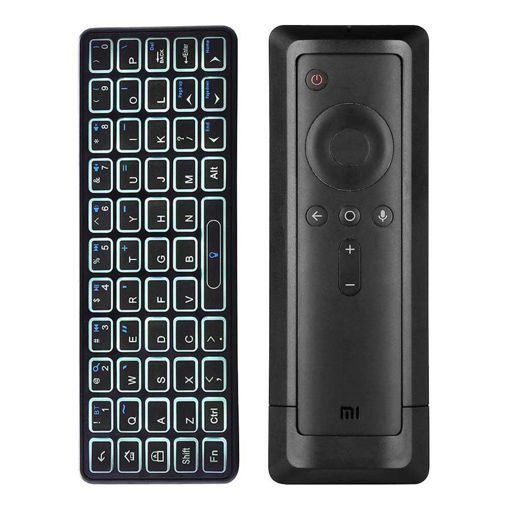 Immagine di iPazzport KP-810-73B bluetooth Backlight Mini Wireless Keyboard for Xiaomi 4K Mi Box Remote Control