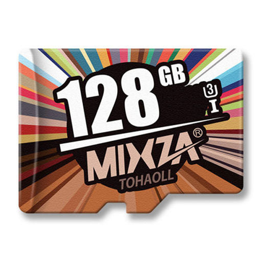 Immagine di MIXZA Fashion Edition U3 Class 10 128GB TF Micro Memory Card for DSLR Digital Camera MP3 HIFI Player TV Box Smartphone