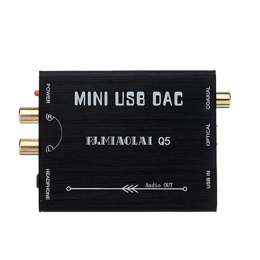 Picture of PJ.MIAOLAI Q5 PCM2704 Audio Decoder USB Converter Analog Audio R / L and Digital Fiber Coaxial Audio Signal DAC