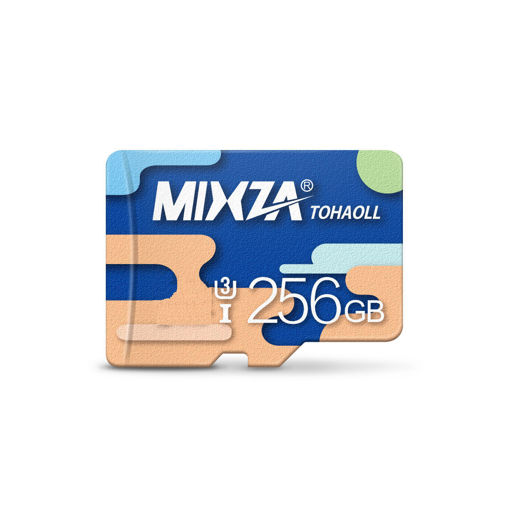 Immagine di MIXZA Colorful Edition 256GB U3 TF Micro Memory Card for Digital Camera TV Box MP3 Smartphone