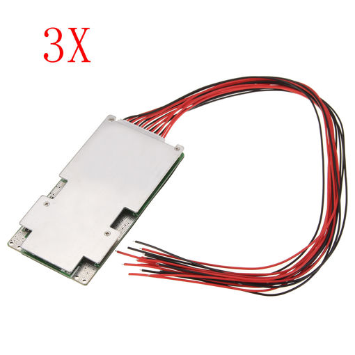 Immagine di 3pcs 60V 16S 45A Li-ion Lithium Battery Protection Board BMS PCB System