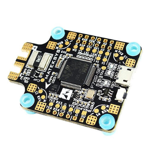 Picture of Matek System F722-SE F7 Dual Gryo Flight Controller w/ OSD BEC Current Sensor Black Box for RC Drone