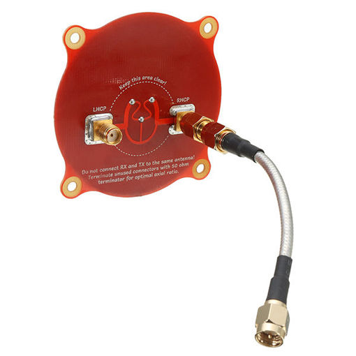 Picture of Realacc Triple Feed Patch-1 5.8GHz 9.4dBi Directional Circular Polarized FPV Pagoda Antenna
