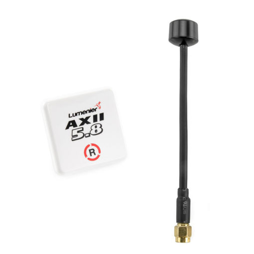 Picture of Lumenier AXII Patch & Long Range Antenna Combo 5.8GHz 1.6dBi 8.4dBi FPV Antenna Combo RHCP SMA For FPV RC Drone