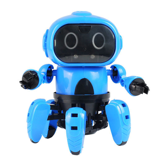 Immagine di MoFun DIY Stem 6-Legged Gesture Sensing Infrared Avoid Obstacle Walking Robot Toy