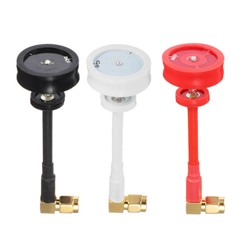 Picture of Realacc Pagoda Antenna RHCP Right Angle 5.8G 5dBi 50W 75mm Omni FPV Antenna SMA/RP-SMA For RC Drone