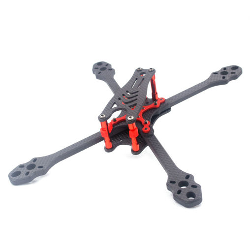 Immagine di ALFA Monster 6mm Carbon Fiber 5/6/7inch FPV Freestyle Stretch X Quadcopter Frame Kit for RC Drone